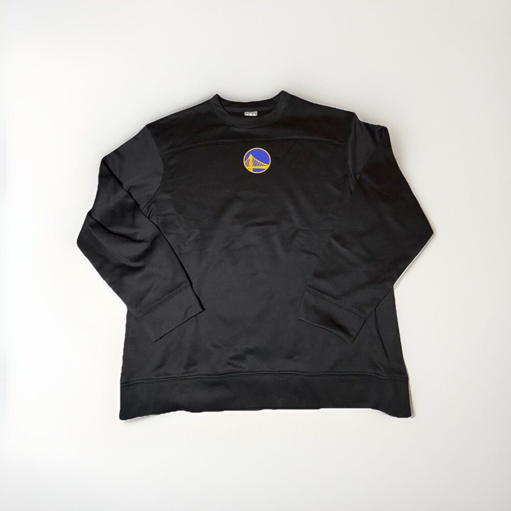 NWT Golden State Warriors Black Crewneck Sweatshirt NBA Pullover Men’s Large